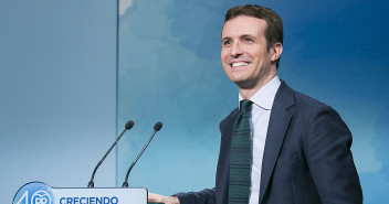 El vicesecretario de Comunicación del Partido Popular, Pablo Casado.