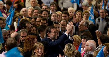 Mariano Rajoy e Isabel Pérez-Espinosa en Gijón