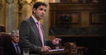 Juan Luis Pedreño durante el Pleno en el Congreso de los Diputados