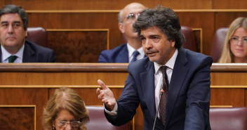 Mario Garcés en la sesión de control al Gobierno