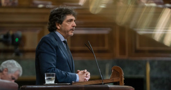 Mario Garcés en el Pleno del Congreso