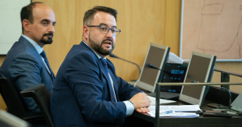 Javier Merino durante su intervención.