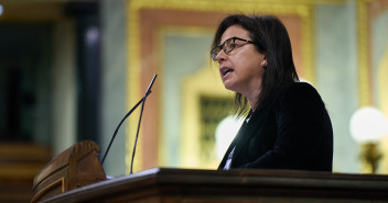 Ana Vázquez durante su intervención.