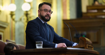 Javier Merino durante su intervención.