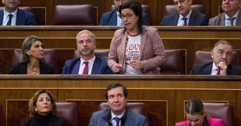 Ana Vázquez en el Congreso. 