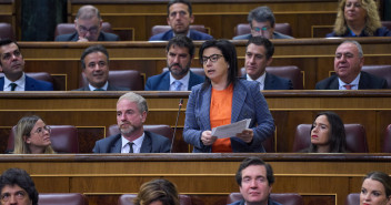 Ana Vázquez en la sesión de Control al Ejecutivo