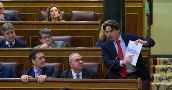 Percival Manglano durante su interención.