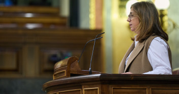 Sandra Moneo en el Pleno del Congreso de los Diputados 