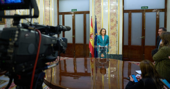 La portavoz del GPP y secretaria general del Partido Popular, Cuca Gamarra