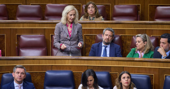 Marta González durante su intervención.