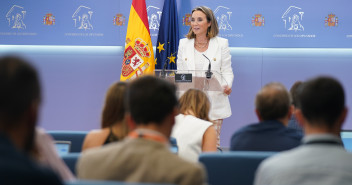 La secretaria general del PP y portavoz del GPP, Cuca Gamarra