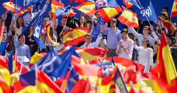Alberto Núñez Feijóo en el acto en defensa de la igualdad de todos los españoles