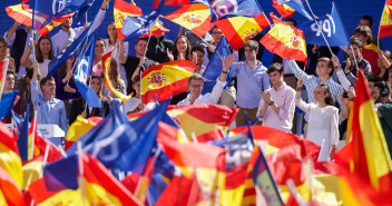 Alberto Núñez Feijóo en el acto en defensa de la igualdad de todos los españoles