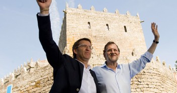 Mariano Rajoy participa en un acto en Soutomaior