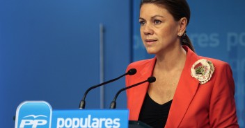 La secretaria general del Partido Popular, María Dolores de Cospedal