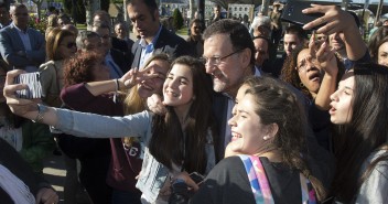 Paseo de Mariano Rajoy por Marín, Pontevedra