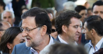 Paseo de Mariano Rajoy por Marín, Pontevedra