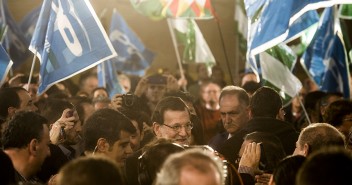 Mariano Rajoy a su llegada al acto de Córdoba