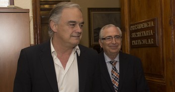 Esteban González Pons con Juan José Imbroda