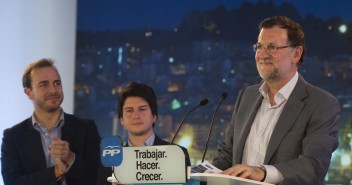 Mariano Rajoy durante el acto celebrado en Vigo