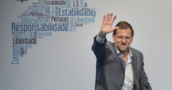 Mariano Rajoy en un acto del PP de Galicia en Pontevedra