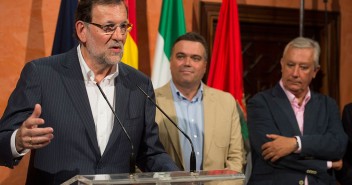 Mariano Rajoy visita el Ayuntamiento de La Palma de Condado (Huelva)