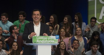 El presidente del PP andaluz y candidato a la Junta de Andalucía, Juan Manuel Moreno