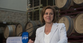 María Dolores de Cospedal en Quintanar de la Orden