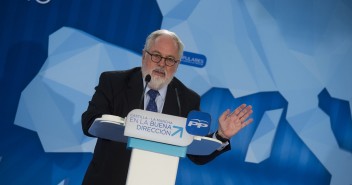 Miguel Arias Cañete durante su intervención en San Clemente