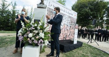 Pablo Casado en la Ofrenda floral a Miguel Ángel Blanco en Madrid