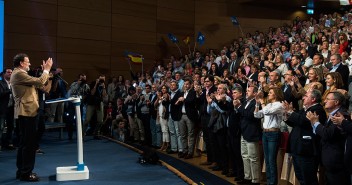 Mariano Rajoy durante su intervención en el acto celebrado en Toledo