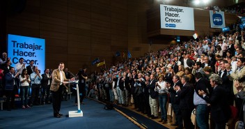 Mariano Rajoy durante su intervención en el acto celebrado en Toledo