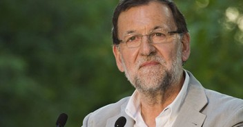 El Presidente del Gobierno y del PP, Mariano Rajoy en Sevilla