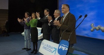 Mariano Rajoy, María Dolores de Cospedal y los Vicesecretarios del PP en la Clausura de la Convención Nacional