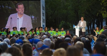 Mariano Rajoy en un momento de su intervención