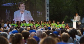 Mariano Rajoy en un momento de su intervención