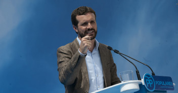 Pablo Casado en el inicio del curso político del PPCV, en Benidorm