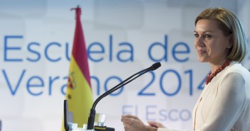 María Dolores de Cospedal durante la inauguración de la Escuela de Verano del PP