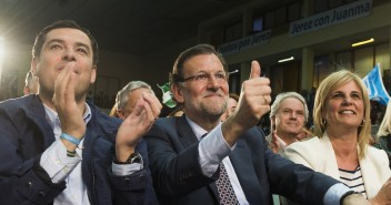 Mariano Rajoy y Juanma Moreno en Cádiz 