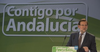 El Presidente del Partido Popular, Mariano Rajoy