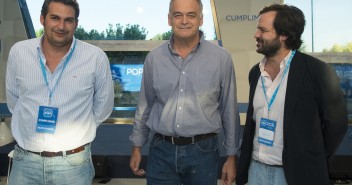 González Pons junto a Ignacio Uriarte y Ángel González