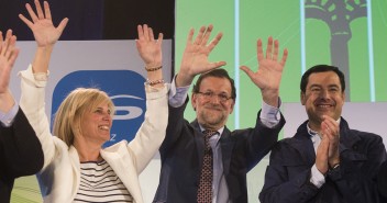 Mariano Rajoy y Juanma Moreno en Cádiz 