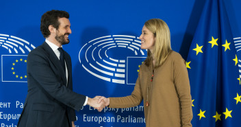 Pablo Casado en Bruselas