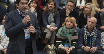 David Pérez en la Plaza de la Solidaridad