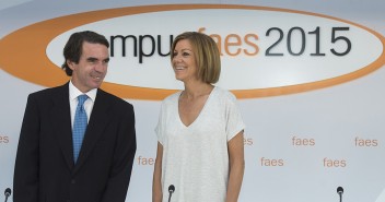 José María Aznar con María Dolores de Cospedal