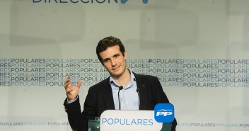 El portavoz de campaña para las elecciones municipales y autonómicas, Pablo Casado