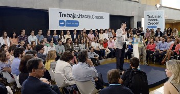Mariano Rajoy durante su intervención en Murcia