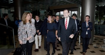 Mariano Rajoy llega a compañado de Báñez, Cobo, Sánchez-Camacho e Ignacio González a las Jornadas Estabilidad y Buen Gobierno en Corporaciones Locales