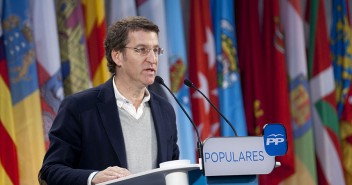 El presidente de la Xunta de Galicia, Alberto Núñez Feijóo