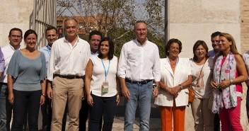 Fabra, Pons, Barberá y Jurado en el seminario de NNGG